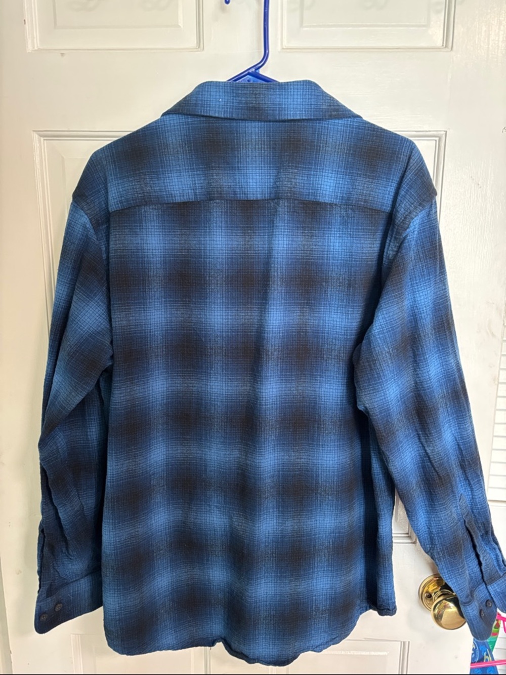 Pendleton Blue & Black Plaid Long-Sleeve Button-Up Shirt - Picture 6 of 7